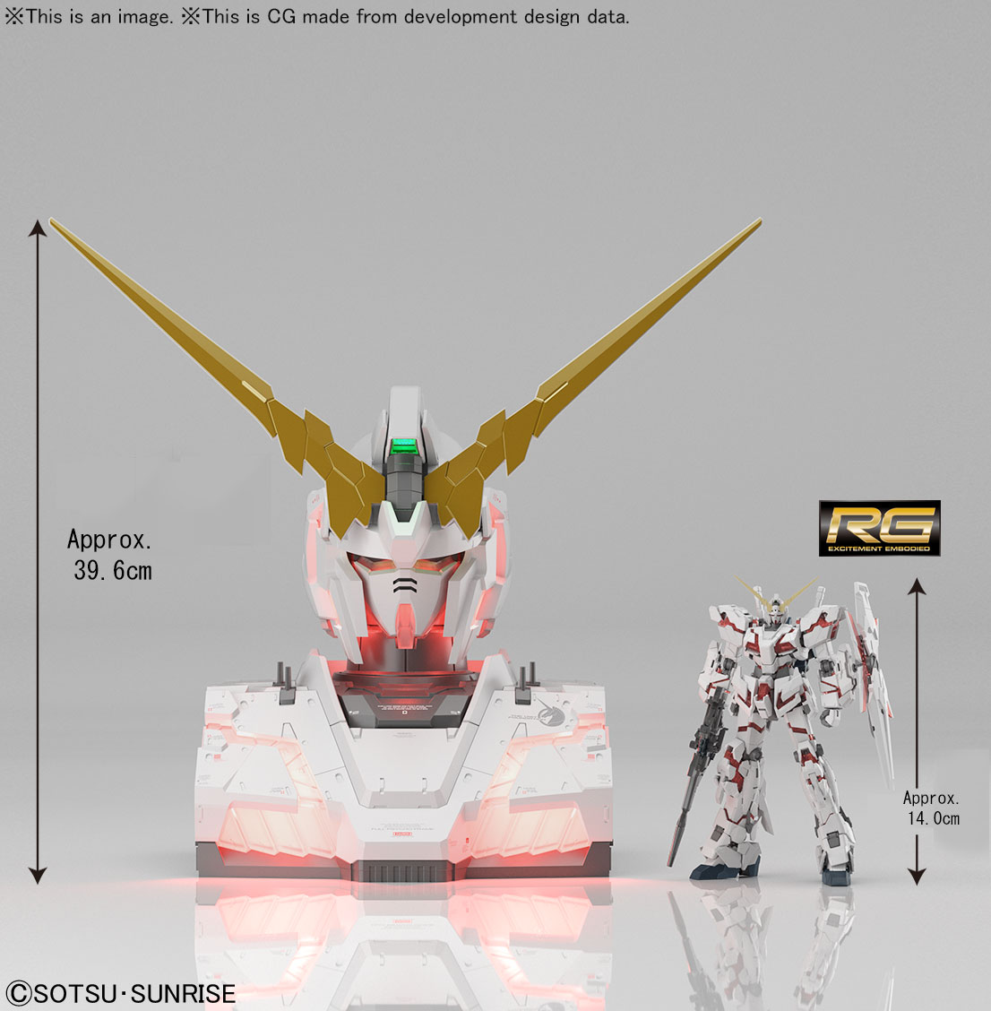P-BANDAI: REAL EXPERIENCE MODEL RX-0 UNICORN GUNDAM (AUTO
